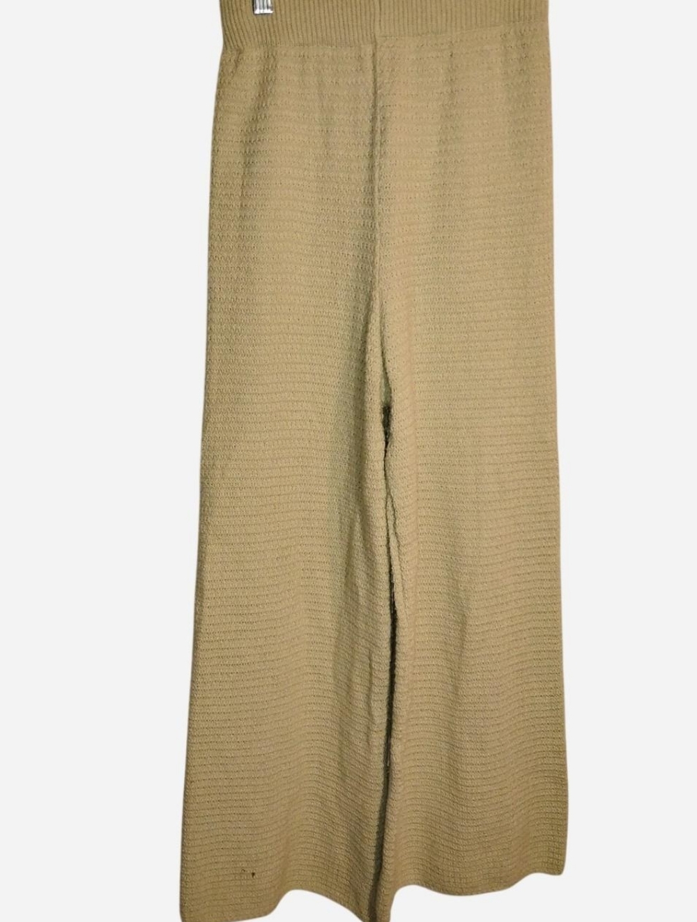 Sincerely Jules Textured Knit Wide-Leg Pants_ XSM